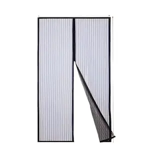 Summer Magnetic Door Curtain, Mosquito Net Screen, No Drilling Required, Bedroom Privacy Curtain, Easy In/Out, Includes Nails & Magic Tape