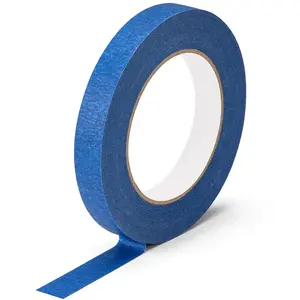 Painter Tape, Blue Masking Tape 0.7 Inch x 60 Yard, 1 Roll Paper Craft Supplies, Removable Wide Clear Tape for Wall, Classroom, Artist, DIY Painting Tools &  Improvement