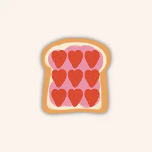 Toast Art Sticker