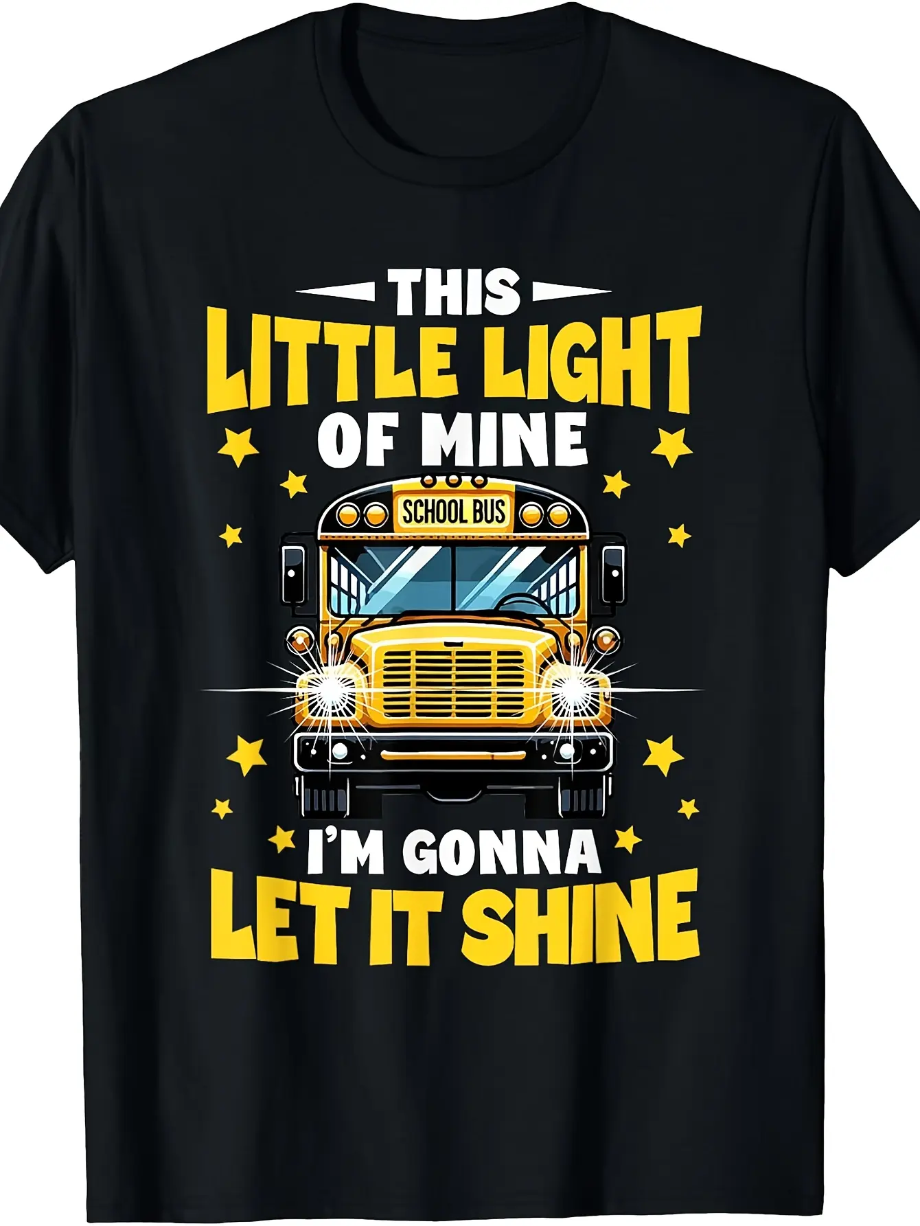 Funny School Bus Driver T-Shirt _ Vintage Crew Nec unisex soft cotton short sleeve t shirt, vintage graphic casual tee for men women teens, perfect birthday holiday gift for camping travel gym daily street  wear