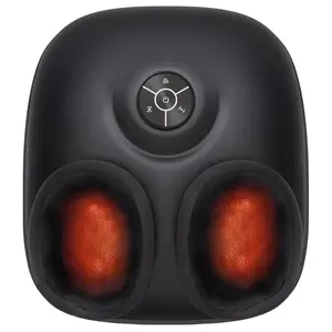 [New Year Gift] Nekteck Shiatsu Foot Massager Machine with Soothing Heat, Deep Kneading Therapy, Air Compression, Improve Blood Circulation and Foot Wellness Brown