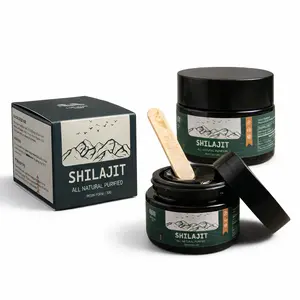 Purified Himalayan Shilajit Resin Dietary Supplement | Natural Mountain Resin in Traditional Form | Mineral-Rich, Minimally Processed | No Fillers or Additives | Airtight Glass Jar | 30g