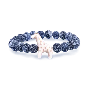 The Trek Giraffe Bracelet - River Blue