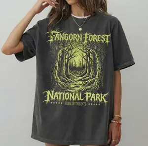 Fangorn Forest Conservation Society T-Shirt, Lord of the Rings Vintage Tee, Middle Earth Unisex Shirt Cotton Graphic Tees Funny Meme Gildan Shirt Tee Sweatshirt Hoodie