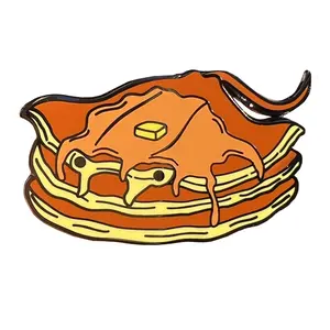 Stacks Manta Ray Pancakes Enamel Pin
