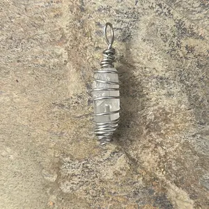 Crystal wrap - Silver Wire + reiki + healing