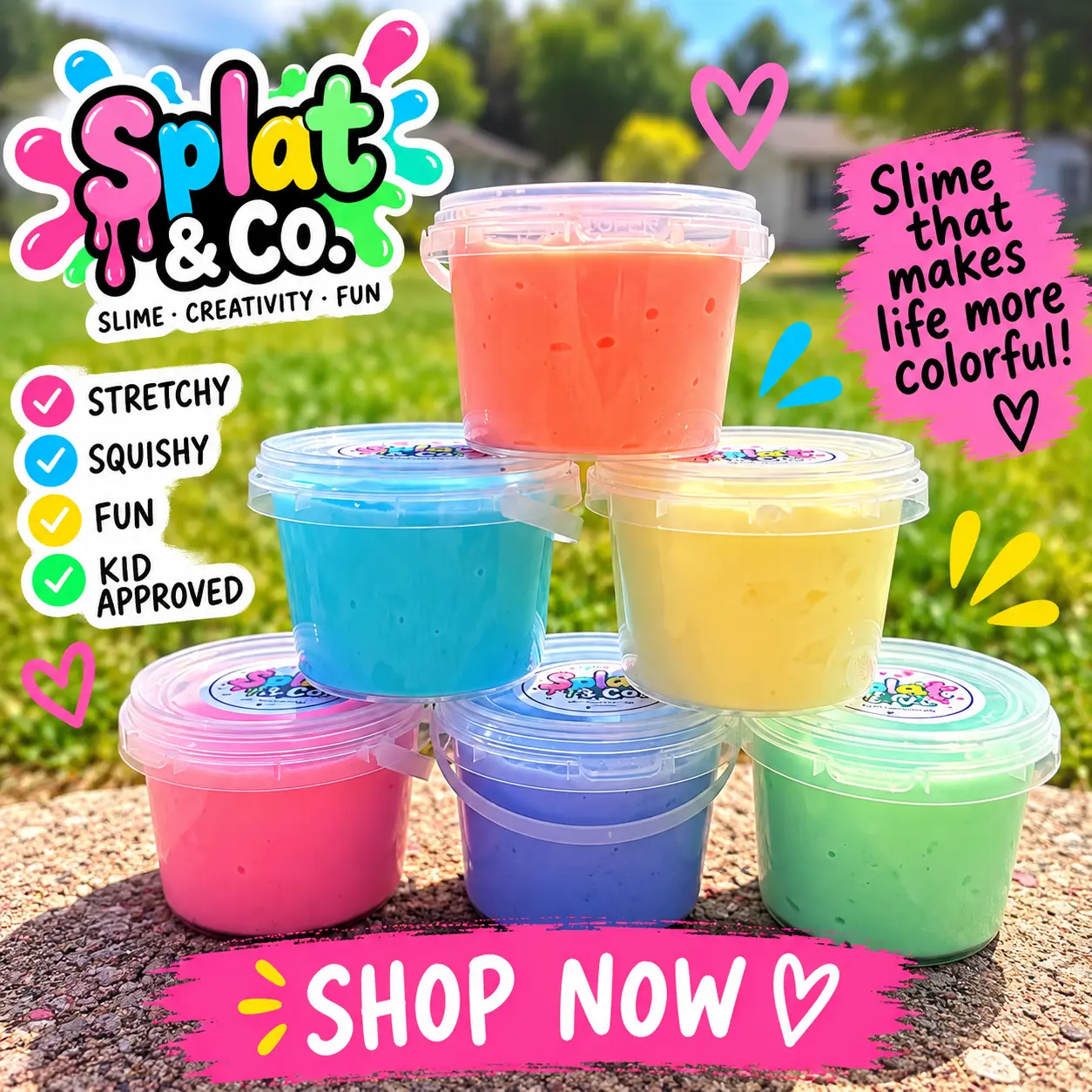 Create-a-Slime Kit, Classic Novelty Toy, Stress Relief Toy for Kids