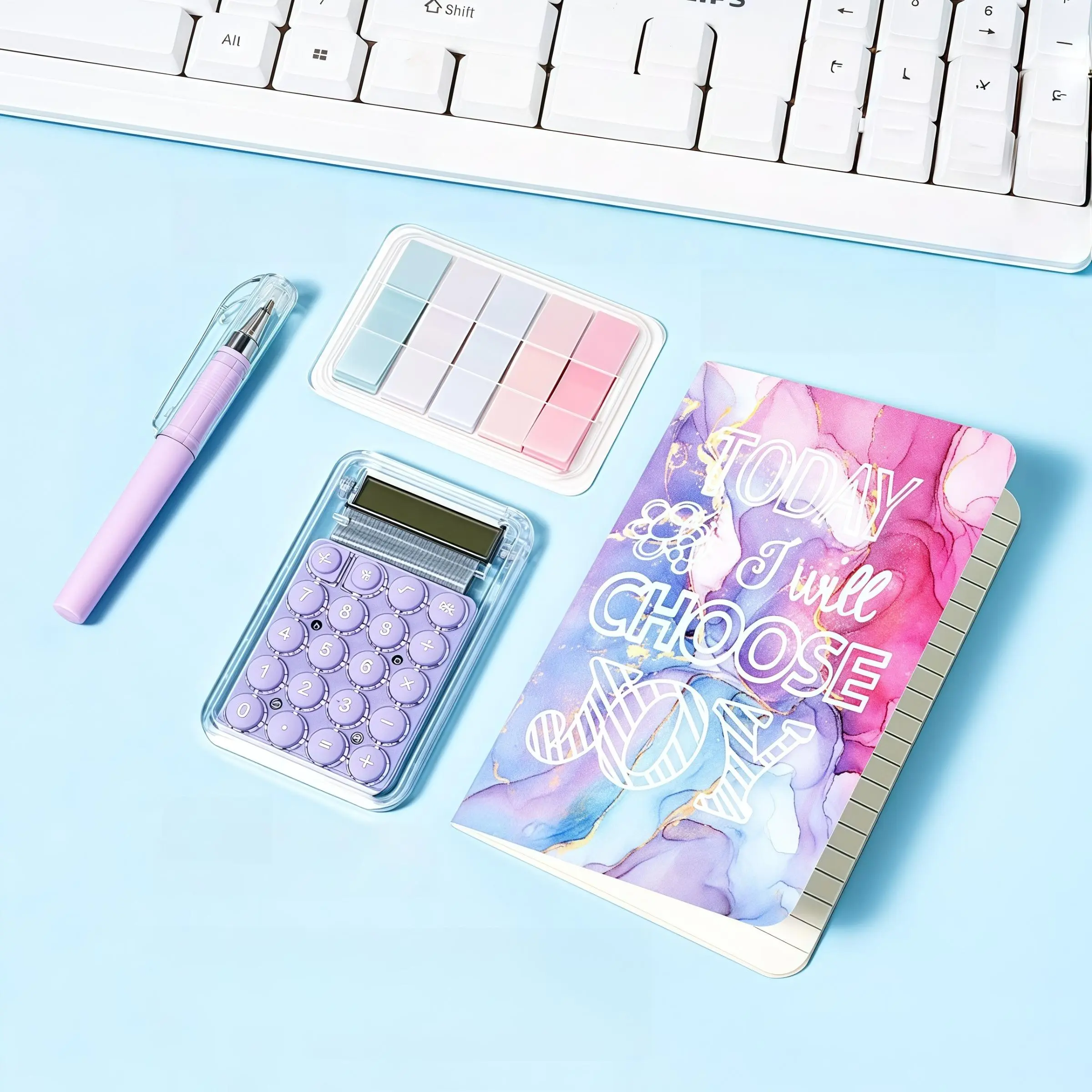 Exquisite Student Stationery Set in Macaron Colors, Perfect Back-to-School Gift, Stylish Portable Learning Supplies, Wholesale Available