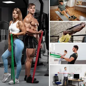 Fitness Elastic Band Pull-up Resistance Band Strength Training Elastic Rope Men's and Women's Yoga Stretch Assist Pull Band