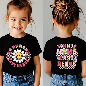 On My Moms Last Nerve Shirt, Girl Shirt Design fuuny girls shirts, family shirts gifts