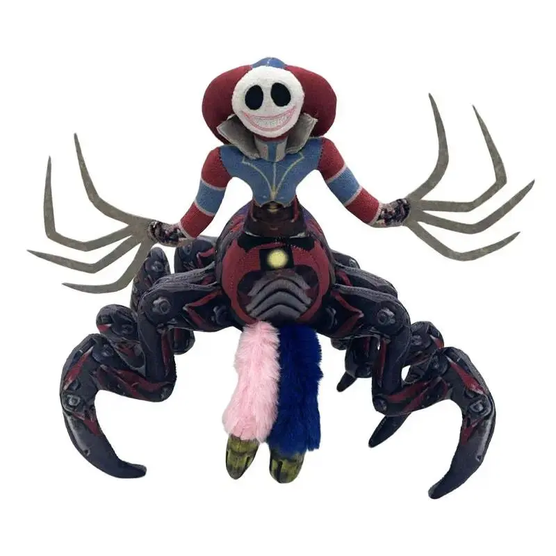 Horror Game Peripheral Clown Spider Plush Toy Soft Stuffed Doll Holiday Gift For Adult Game Lovers Home Decor Collectible Gift