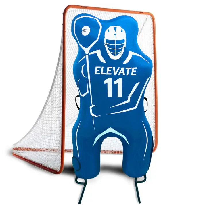 Elevate Sports 11th Man Pro Soccer Goalie Equipment, Durable Soccer Goal Net for Competitive Football Matches, Home Training, Highly Portable