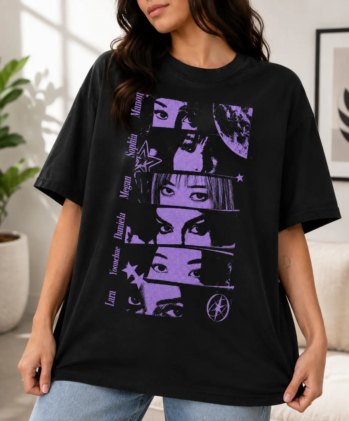 Katseye World Tour 2026 Concert T‑Shirt – K‑Pop Girls Group Graphic Tee, Fan Merch Top
