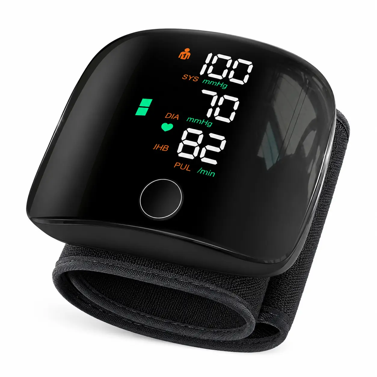 Wrist blood pressure monitor - LED display, touchscreen cuff, memory function for readings, home portable box, for daily use, wrist-mounted blood pressure monitor, intelligent electronic blood pressure device