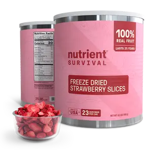 Freeze Dried Strawberry Slices #10 Can Freeze Dried Strawberry Slices #10 Can