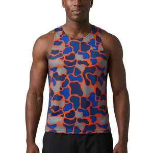 Men's Vapor Lite Racing Singlet -  Urban Camo Orange