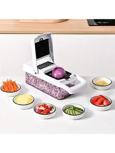 15 in 1 multifunctional bowl vegetable chopper, food chopper, onion chopper, salad chopper,  diced chopper, potato slicer