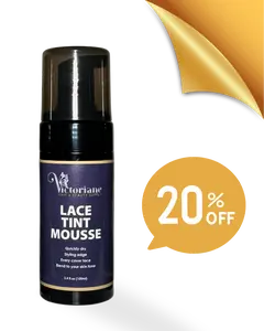 Lace Tint Melting Hair Mousse, Lace Tint Mousse for Women Hair Wigs Lace Wigs Toupees and Hairpieces Natural Finishing Lace Color, Wig Glue Lace Tint for Wigs Tool Set (Drak Brown)