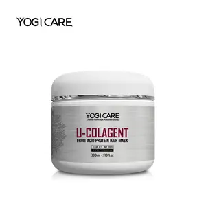 Yogi Care Exfoliating Collagen Coconut Oil Face Mask, Deep Moisturizing Cream for Long Hair, Nourishing & Repairing, Suitable for All Hairstyles