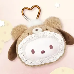 Sanrio Characters Fluffy Teddy Bear Series Plush Pendant Blind Box