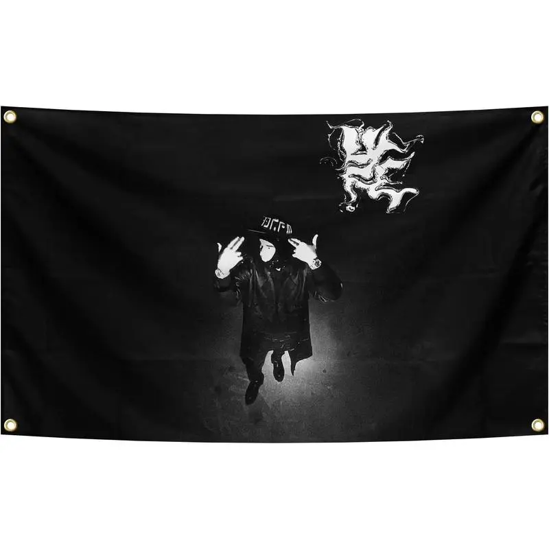 Courtyard decoration banners lined up 40*30 Inch TapestryYeat Rapper Singer Music Flag Flag with Brass Grommets for Bedrooms Living Rooms Bars University Dormitory Party Outside Indoor Parties Decor Gift Wall