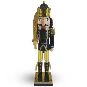 Black and Gold Christmas Nutcracker King
