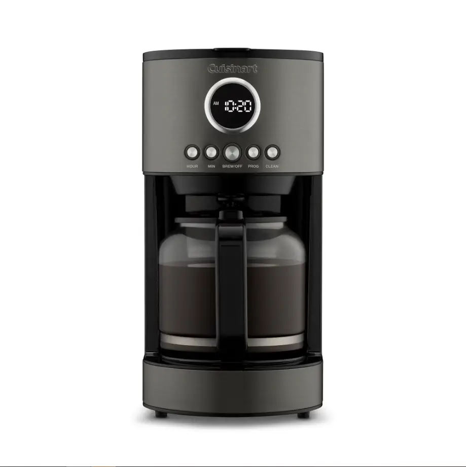 Cuisinart Stainless Steel 12-Cup Coffee Maker, Black