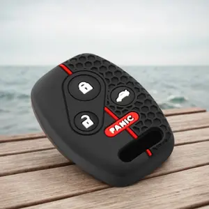 Silicone Car Key Fob Cover Car Key Protector for Honda Civic, CRV, SRV, FRV, Jazz, Pilot, Accord