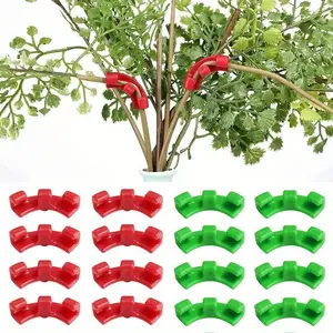50pcs Plant Bending Clips, 90-Degree Adjustable Plastic Branch Benders, Growth Manipulation Training Clamps for Plant Stems and Twigs, Gardening Support Accessories, Gardening Equipment, Gardening Supplies