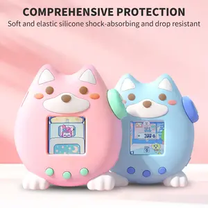 Tamagotchi Paradise Silicone Case, Standing Dog Design, Protective Cover for New Tamagotchi Joyful Park Handheld Game Console, Portable Game Console, Durable & Stylish Accessory