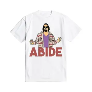 The Big Lebowski The Dude Abide T Shirt Meme Gift Shirt Funny Tee Vintage