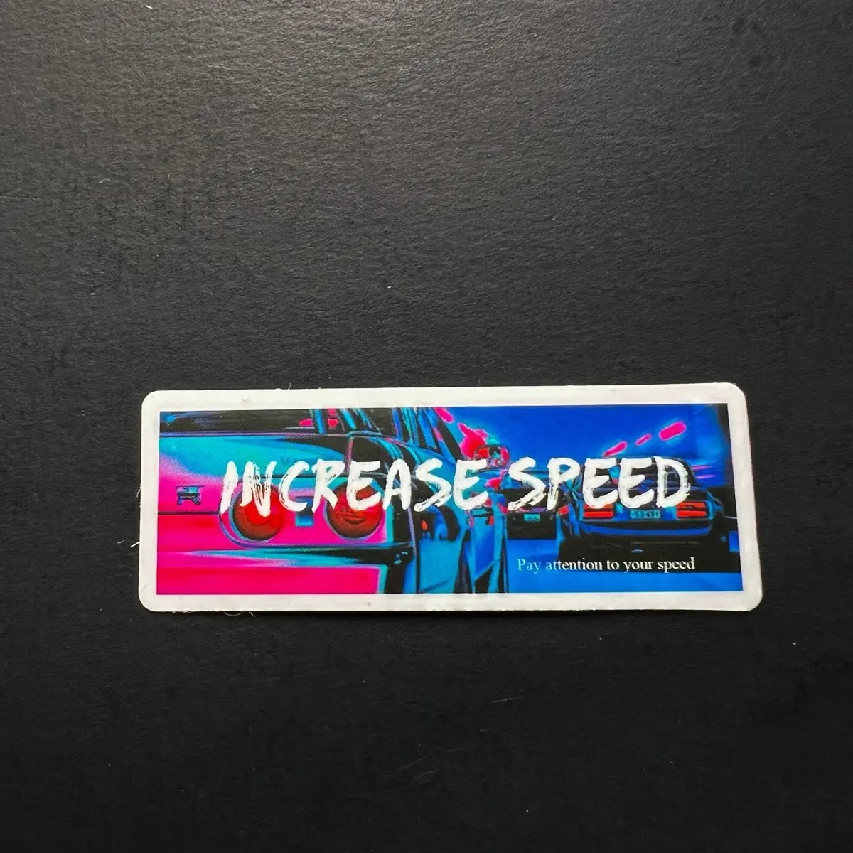 Increase Speed Premium Sticker