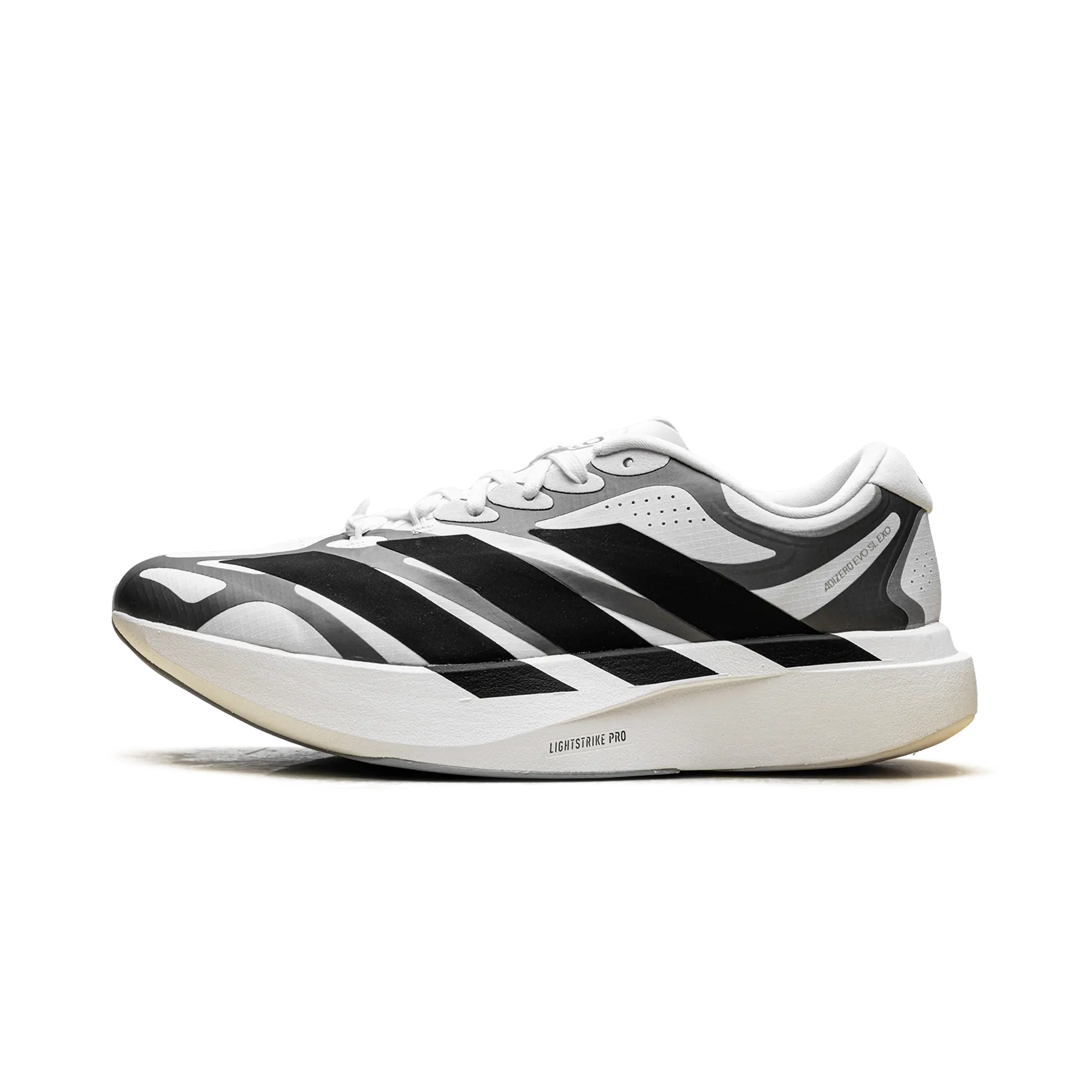 ADIZERO EVO SL EXO "Cloud White / Core Black / Iron Metallic" KI4763