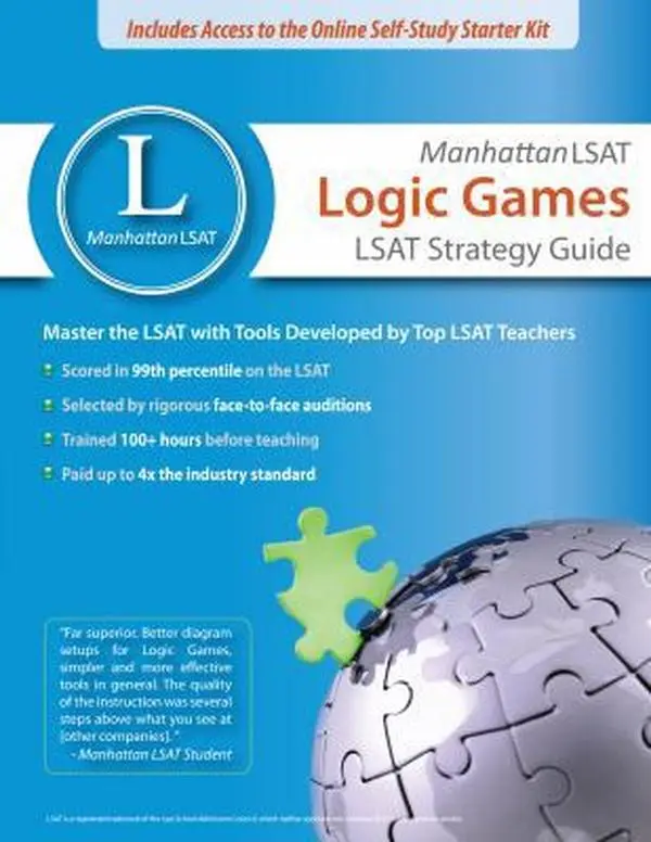 USED Book - Manhattan LSAT Logic Games Strategy Guide by - Manhattan LSAT (Paperback) - english