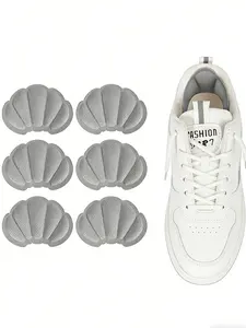 3 Pairs Thick Heel Grips, Reusable Non-Slip Shoe Sole Pads, Breathable Mesh Insoles with Self-Adhesive, Unisex Foot Care Accessories