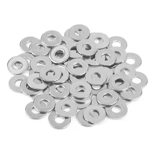 1/4" Stainless Flat Washer, 5/8" Outside Diameter, 18-8(304) Stainless Steel Washers Flat (100 Pack)