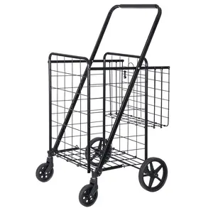 Segawe Folding Shopping Cart Multi-purpose Utility Cart Trolley Large Capacity Segawe Folding Shopping Cart Multi-purpose Utility Cart Trolley Large Capacity