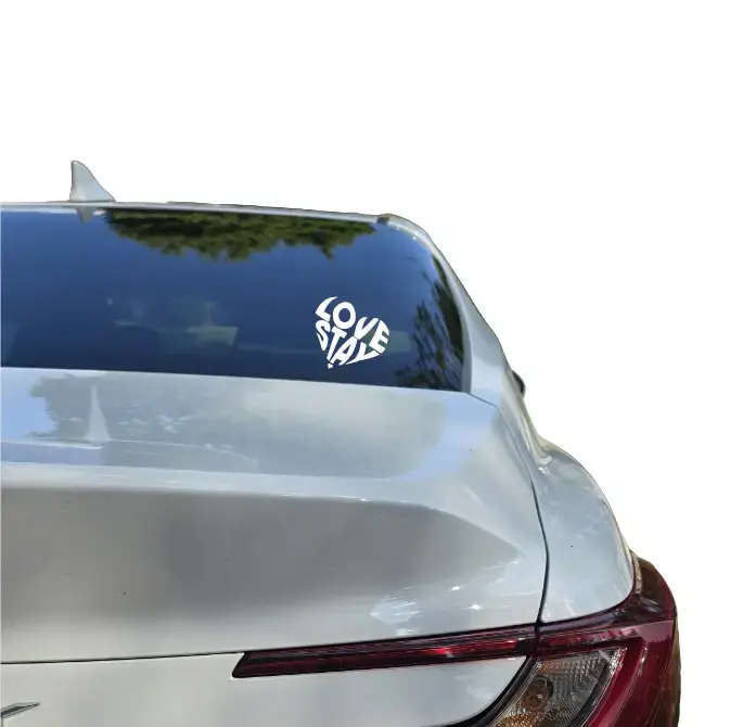 Love Stay Cute 5" inch Vinyl Decals – UV Resistant & Waterproof for Cars, Laptops and More