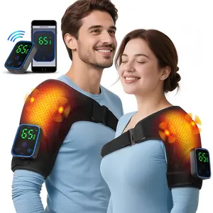 Smart APP Graphene Heating Shoulder Massager Detachable Host Neck Shoulder Therapy Muscle Relaxation Festival Gift