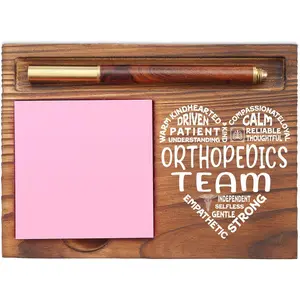 Orthopedics Team Appreciation Gifts for Orthopedic Surgeon Thank You Gifts for Ortho Doctor Assistant Nurse Orthopedist Ortho Nurses Week Desk Self-Stick Note Pad Holders