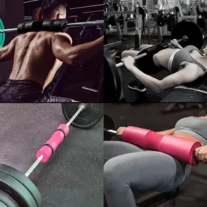 Unisex Barbell Sleeve with Sponge Padding, Thick Fitness Equipment Protector, Deep Squat Neck Support, Shoulder Protection Included, Muscle Training Equipment, Exercise Equipment