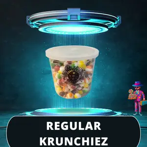 Freeze Dried Skittles (Regular Krunchiez) - Fruity Flavor, Gluten-Free, 10 Servings - Candy, Snack Candies Candies Snack, freeze dried candy, freeze dried skittles, sweet, crunchy Bonbon