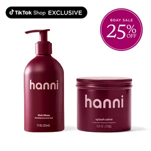 Hanni Birthday Bundle – The Rich Shower Duo | Rich Rinse Body Wash + Splash Salve Moisturizer