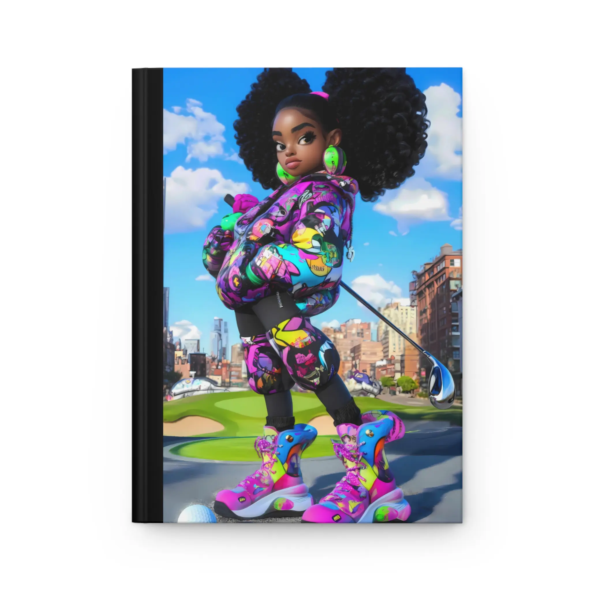 Stylish Golf Journal for Trendy Designers | Perfect Gift for Golfers, Sports Lovers, Artist Sketchbook, Daily Planner