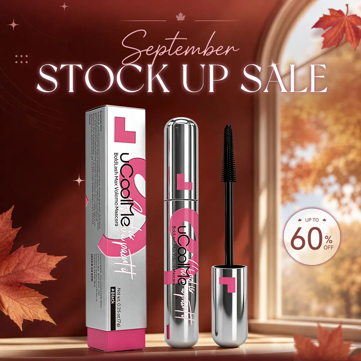 Spider Web Tubing Mascara Easy to Remove Waterproof Sweat Proof Smudge Proof 24H Long Lasting uCoolMe Bold Lash Max Volume Mascara Liquid Mascara Makeup Cosmetics