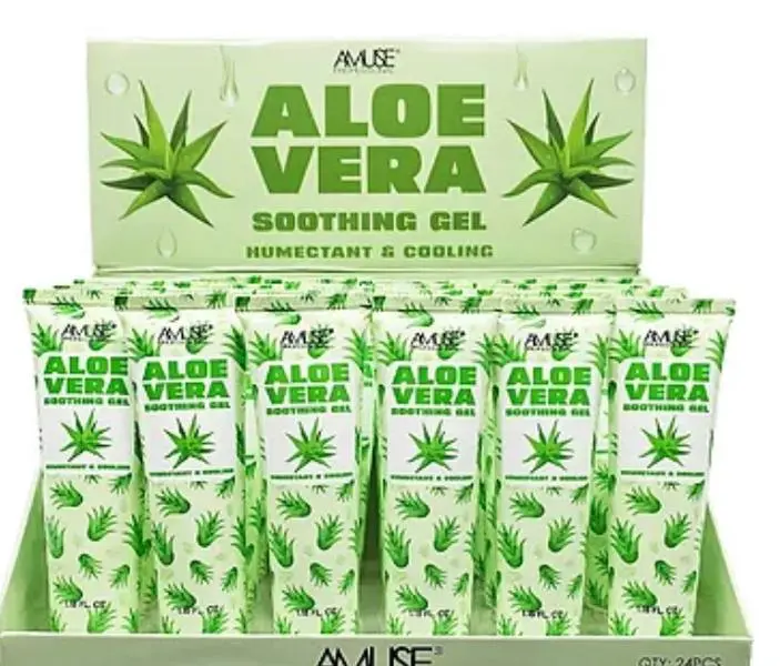 Amuse Aloe Vera Soothing Gel - Numumtant & Cooling, Skincare, Calming, Moisturizers, Gentle for Relaxation Aloevera