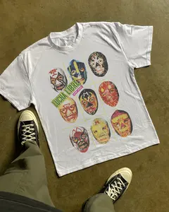 LUCHA LIBRE HEAVYWEIGHT WHITE T-SHIRT