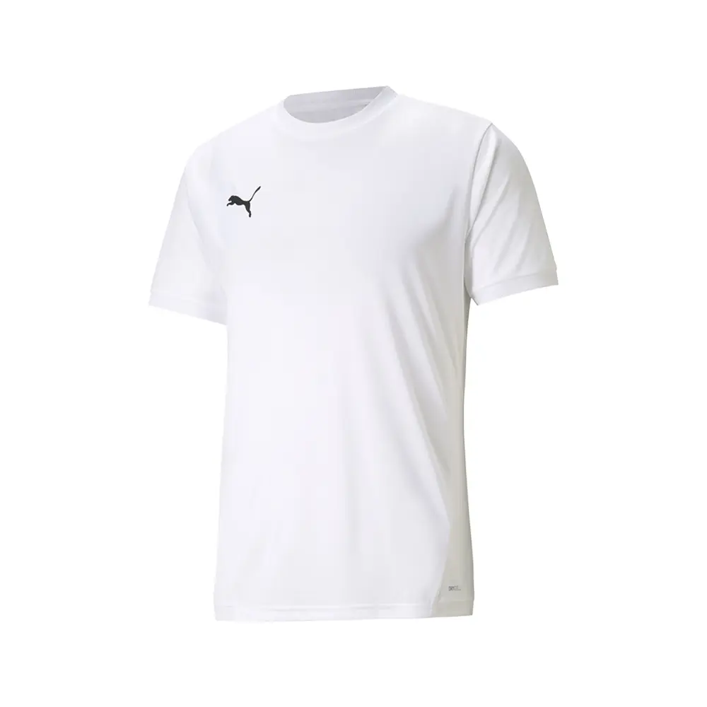 PUMA Mens Teamliga Crew Neck Short Sleeve Jersey Casual - White