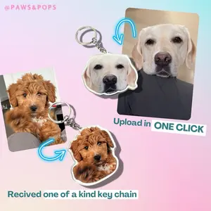 Personalized Acrylic KeyChain - Custom Keychain for Keys