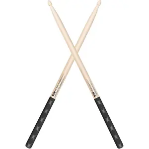 Drum Sticks,  Hickory Drumsticks, Drumsticks for Drum, Non-Slip Grip, Percussion Drumsticks for Professional, Live Performance & Drum Kit Practice Accessories (1 Pair, 5A)